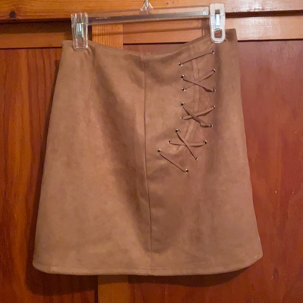 BOGO Suede like skirt EUC